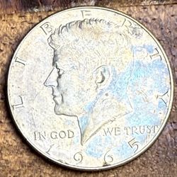 1965 Silver Kennedy Half Dollar