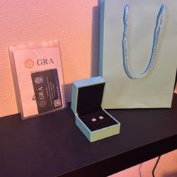 925 Sliver - Moissanite Earrings