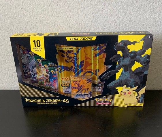 Picachu And Zecrom GX box