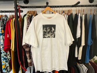 PLEASURES x Big Pun Christopher Graphic T-Shirt White Size 3XL