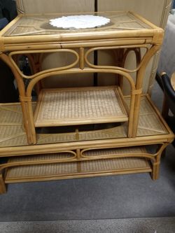 Wicker set vintage