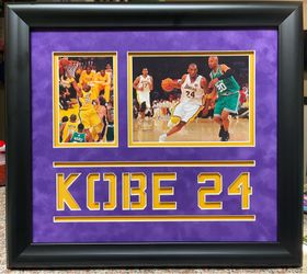 Kobe Bryant custom frame. Lakers