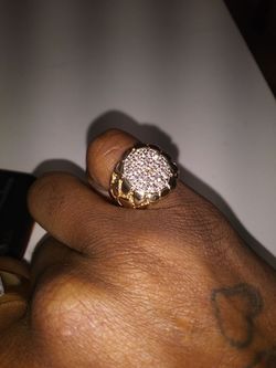 Real 10k diamond ring