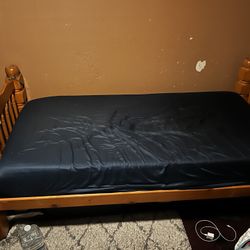 Twin Size Bed and Mattress 