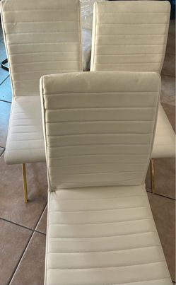 Set Of White Chairs