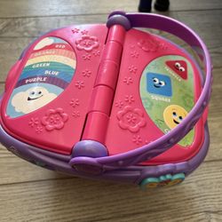 Toy Picnic Bag And Toy Food
