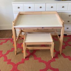 IKEA Child’s Desk and Stool 