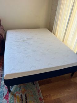 Queen Mattress with frame