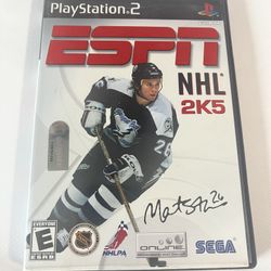 ESPN NHL 2K5 Sony PlayStation 2 Complete with Manual Tested Black Label