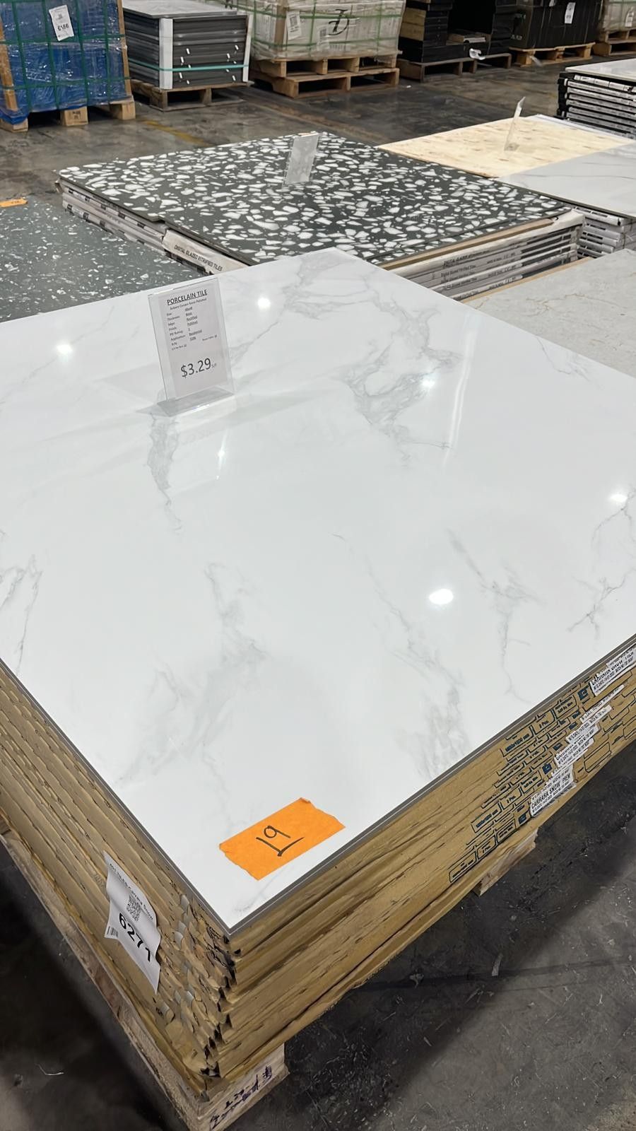10 mm porcelain tile (48x48)