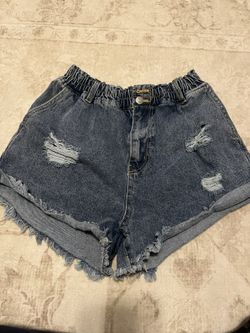 Distressed Shorts Large 