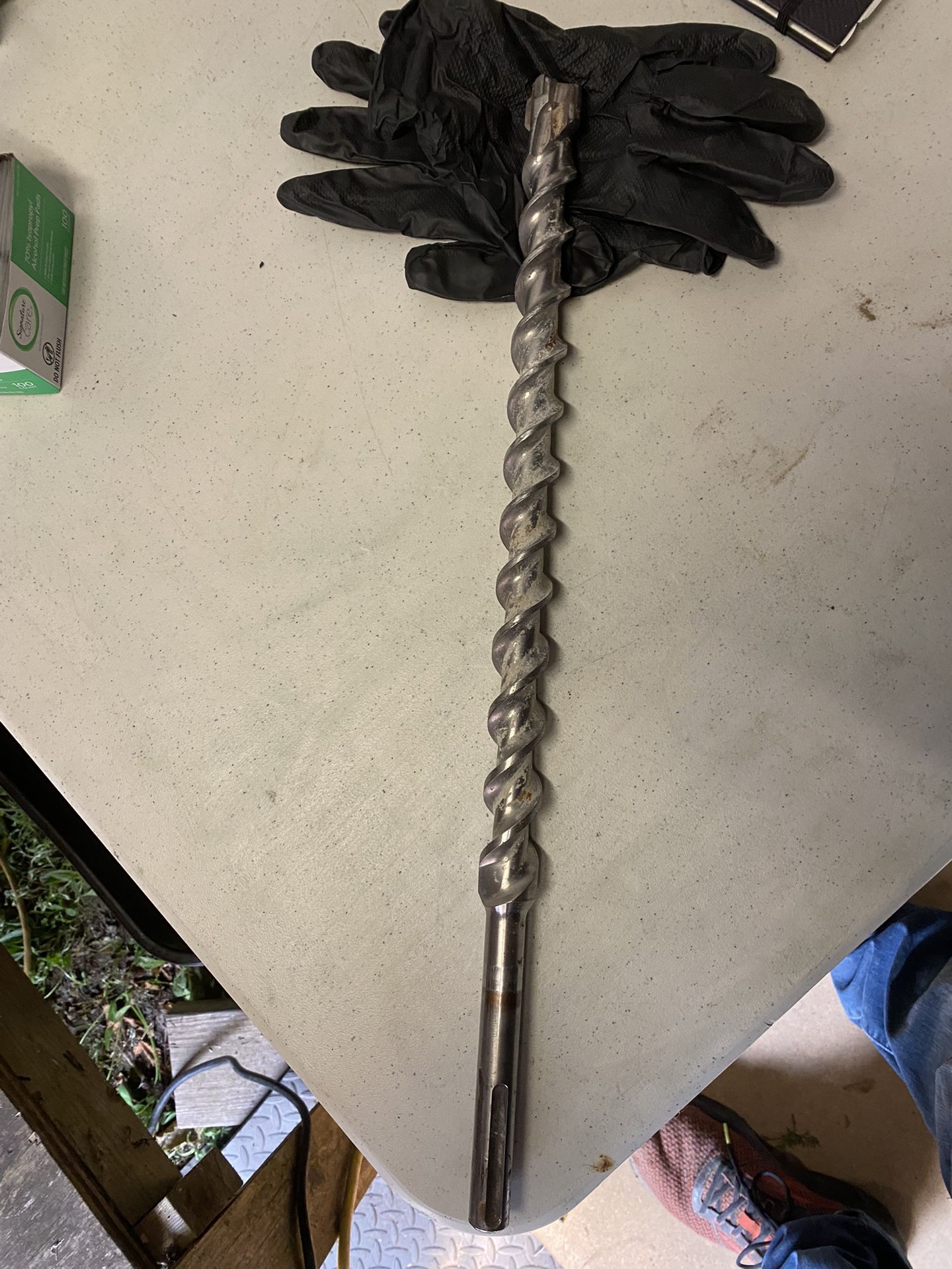 Rotary Hammer Bit An Inch And An Eighth By 21 Inch