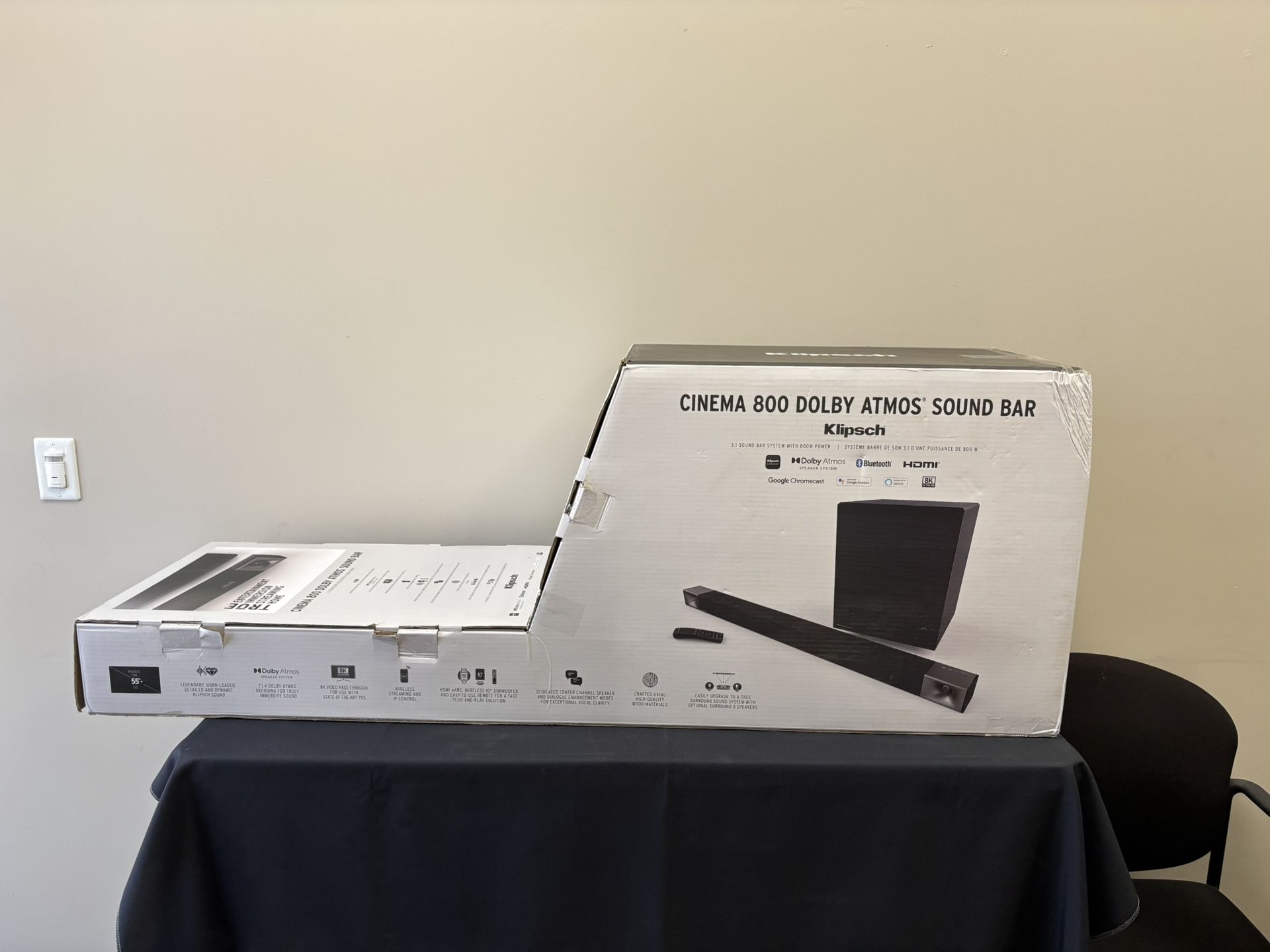 Klipsch Cinema 800 Soundbar & Subwoofer
