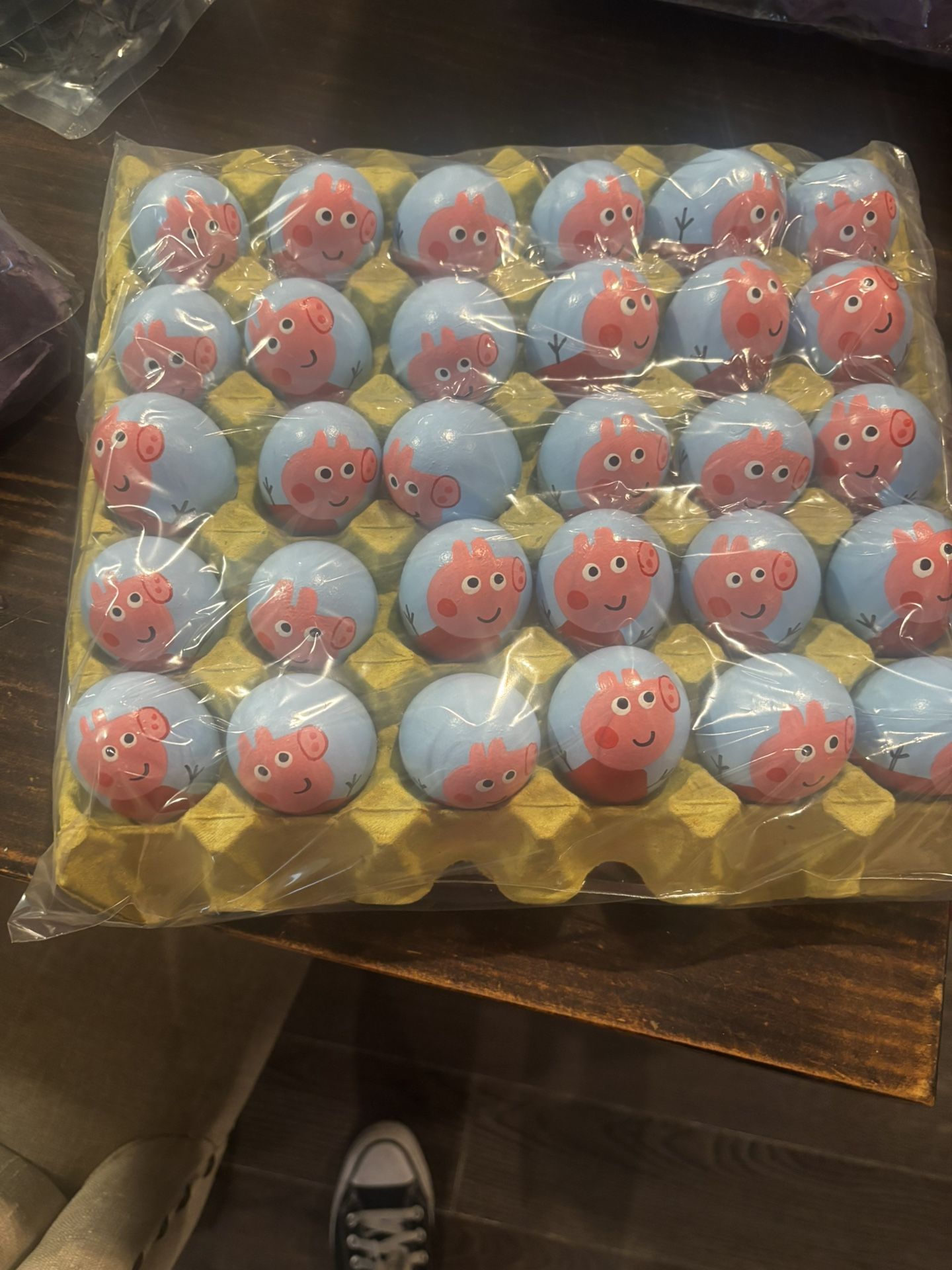 Easter Eggs With Confetti