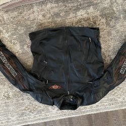 Harley Leathers Jacket, And Chaps