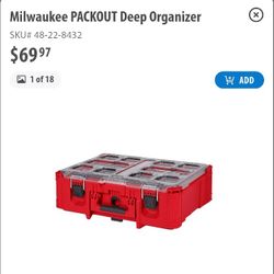Milwaukee Packout Deep Organizer