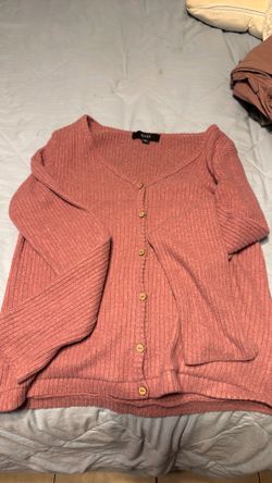 Pink long-sleeve warm shirt
