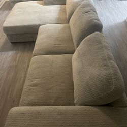 2 Piece Sofa With Ottoman (pick Up Only)