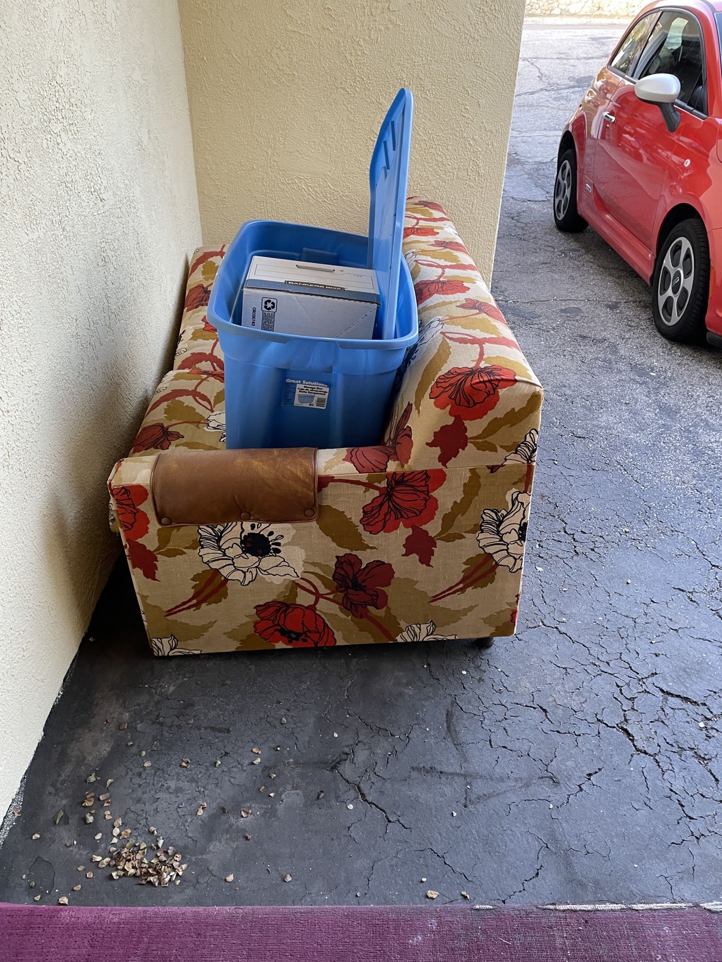 Small Couch w roll out mattress