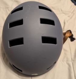Grey Bicycle Helmet