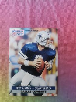 Troy Aikman Card