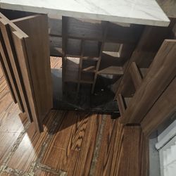 Wooden Wine Cabinet