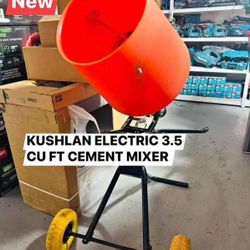 KUSHLAN CORDED 3.5 CEMENT MIXER NEW