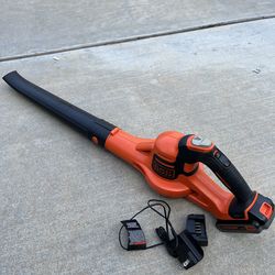 Black & Decker Yard Blower (20v Rechargeable)