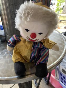 Vintage Musical Wind Up Clown