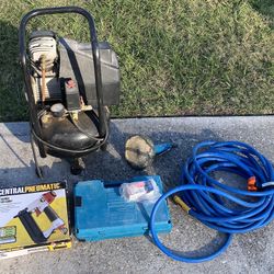 Central Pneumatic 2HP 4 gallon Pancake Air Compressor Seth