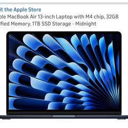 Apple MacBook 32gb 1tb