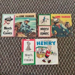 VINTAGE MARCH OF COMICS - 1956,1957,1958