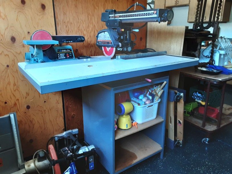 Craftsman 12 Inch Radial Arm Saw And Stand