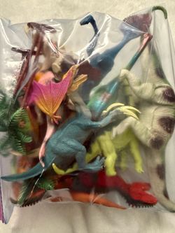Dinosaurs and Farm animals. Brand new for tons of play time. About 30 pieces total. Just 5 for each bag OBO will sell together or separately