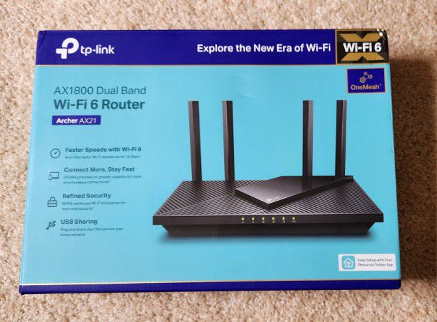 TP link Wi-Fi 6 Router