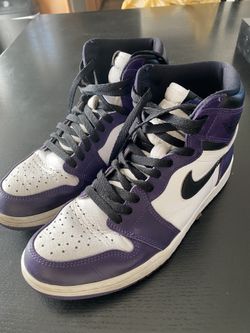 Jordan 1 purple Courts Size 9