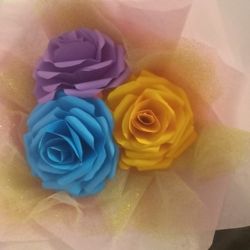 3 Paper Roses