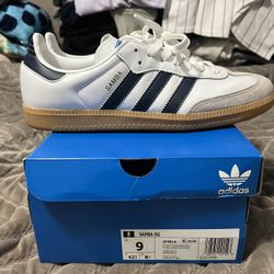 Adidas Samba Navy Blue Stripes (Men’s 9 /Women’s 10)