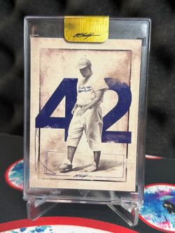 1952 Topps project 70 Jackie Robinson 42 Forever Companion by Chuck Styles