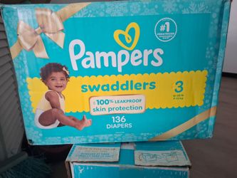 PAMPERS SIZE 3 $40