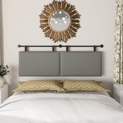 100% Linen Wall Mounted King Size Headboard