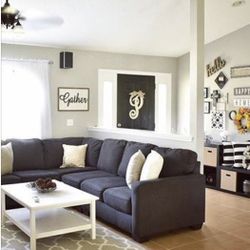 Brand new stylish sectional with warranty ! Couch and Loveseat set sofa Deals Here