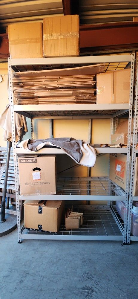 Metal Shelving Unit (2 Available)