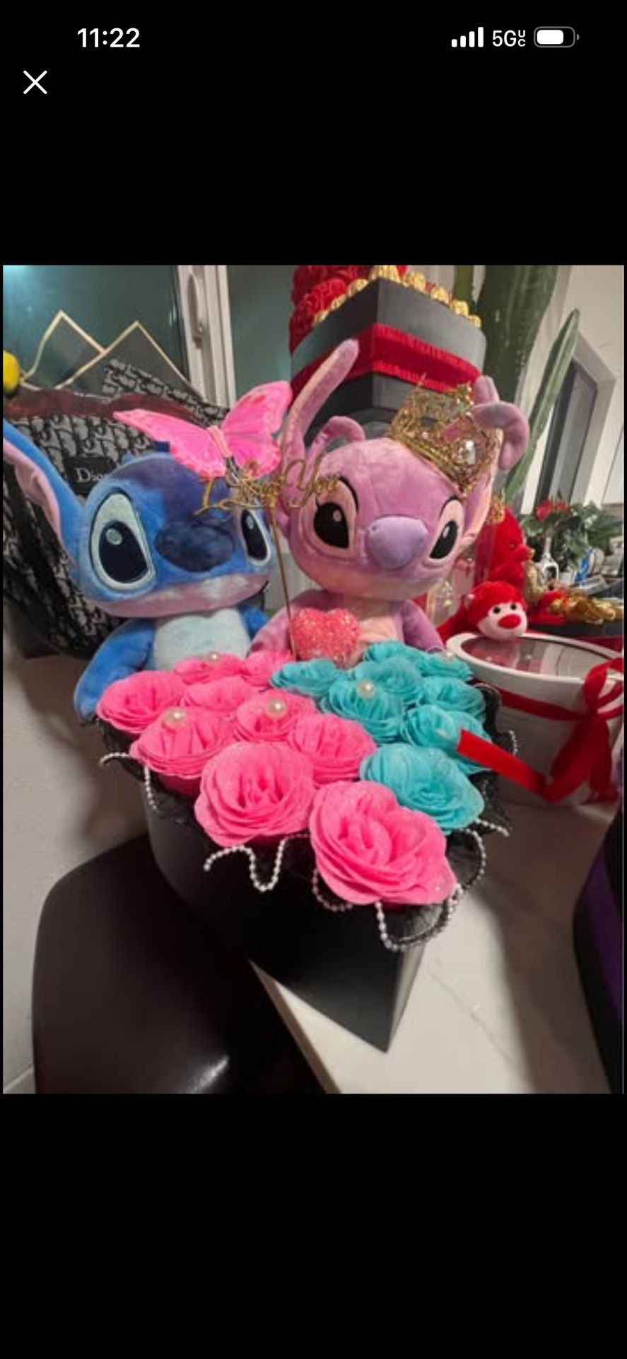 Arrangement Little Stich Fake Flowers