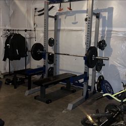 Fitness Gear Bench And Weight Set