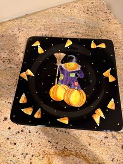 halloween plate