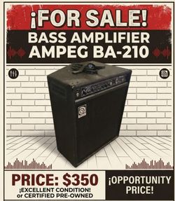 Ampeg amplifier