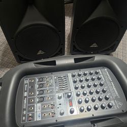 behringer europort ppa2000bt 8-Channel Portable PA System