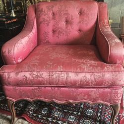 Vintage Chinoiserie Elegant Arm Chair 