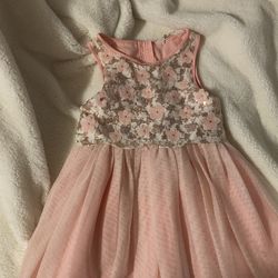 Pink Floral Dress